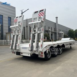Tri-Axles 60Tons Lowbed Trailer On Sale
