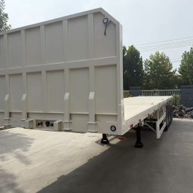 4Axle Flatbed Truck Trailer For Sale