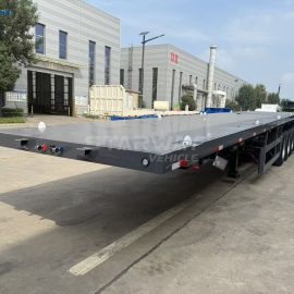 4-axle 60Tons Flatbed Semi Trailer
